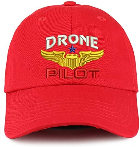 Trendy Giyim Mağazası Gençlik Drone Operatörü Pilot Yapılandırılmamış Pamuklu Beyzbol Şapkası
