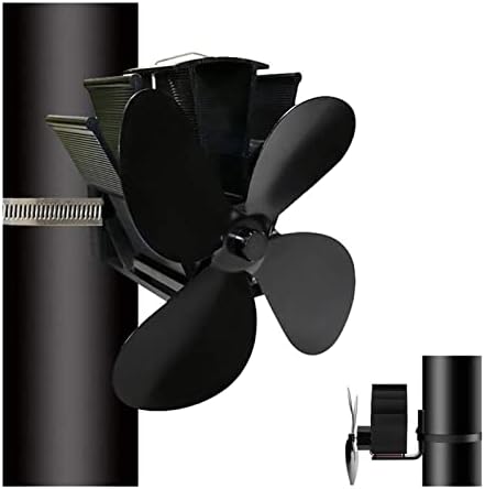 Uongfi Hiçbir mıknatıs duvar asılı şömine fan ısıtıcı düşük gürültü 4 - termodinamik soba Fan için ahşap kütük brülör şömine