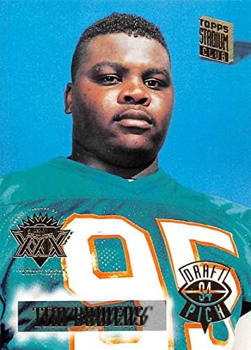 1994 Stadyum Kulübü Süper Takımlar Süper Kase Futbol 507 Tim Bowens Miami Dolphins Topps'den Resmi NFL Ticaret Kartı