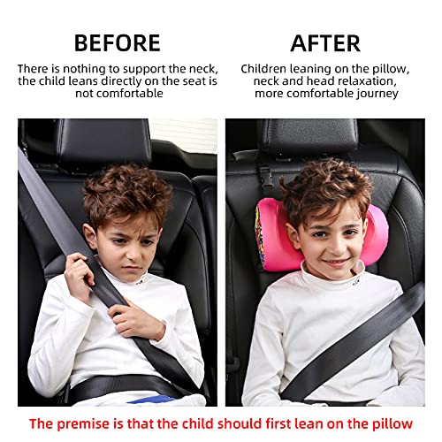 ABE Araba Yastık Çocuklar için, Araba Kafalık Yastık Çocuklar için, Çocuklar Seyahat Boyun Yastık Araba için, Boyun Baş İstirahat