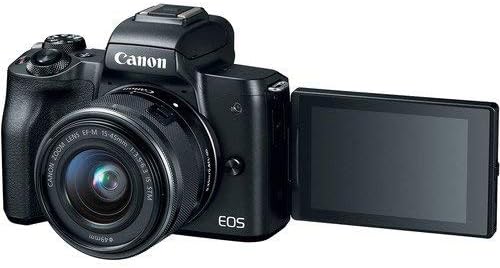 Canon EOS M50 Aynasız dijital fotoğraf makinesi Profesyonel Fotoğraf ve Video Düzenleme Yazılımı Vlogging Kiti ile 15-45mm