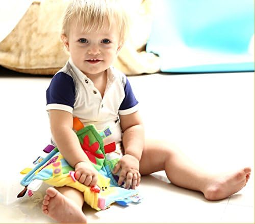 ICYANG Bebek Etiketi Battaniye, Sevimli Bebek Uyku Yatıştırmak Havlu Battaniye, Ultra Yumuşak Güvenlik Peluş (11. 81x11. 81