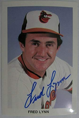 Fred Lynn Baltimore Orioles İmzalı Ekip Kartpostal Yayınladı 149525-MLB İmzaları Kesti