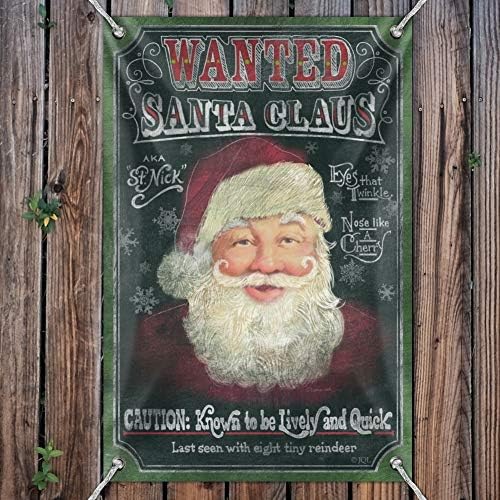 GRAFİKLER ve DAHA FAZLASI Noel Tatili Noel Baba Aranıyor Poster Kara Tahta Ev iş Ofis İşareti
