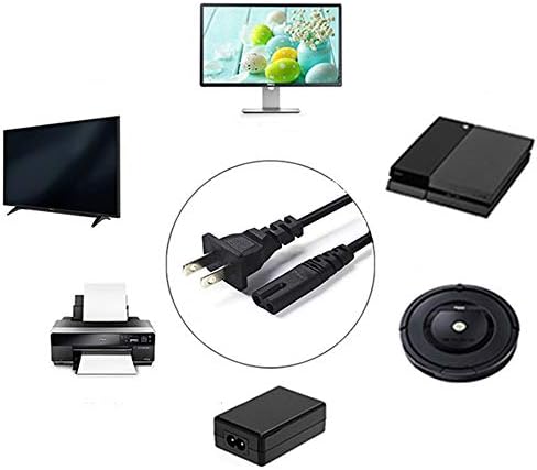 SupplySource 5ft UL AC Güç Kablosu Kablosu Sony CECH-ZED1U PS3 Playstation TV monitörü için
