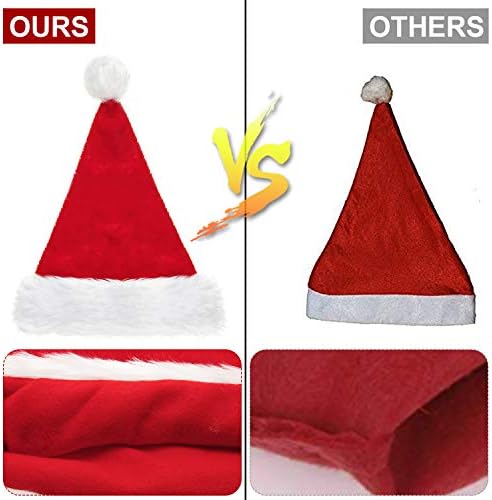 2 Santa şapka Unisex Noel kap Noel şapka tatil için