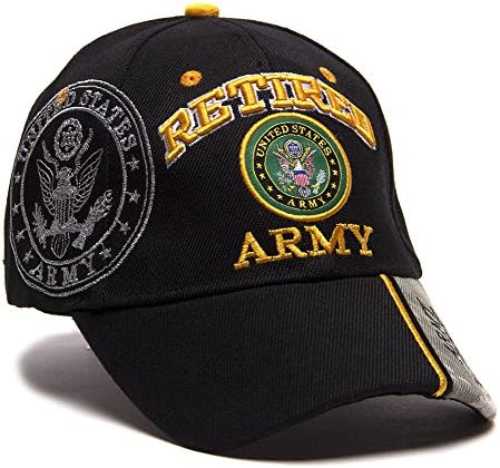 Amerika Birleşik Devletleri Ordusu Emekli Gölge Ayarlanabilir Kap Şapka