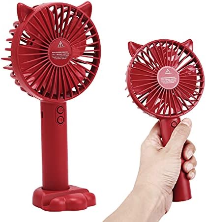 Taşınabilir Fan, Çıkarılabilir Taban ve Cep Telefonu Tutacağı, Yaz Günlerinde Soğutma Fanı, 3500mAh Pille Çalışan Fan, Şarj