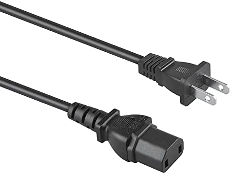 Aprelco 6.6 ft / 2 m UL Listelenen 2-Prong AC Güç Kablosu Kablosu Kurşun Değiştirme Sony Playstation PS 4 Pro Oyun Konsolu