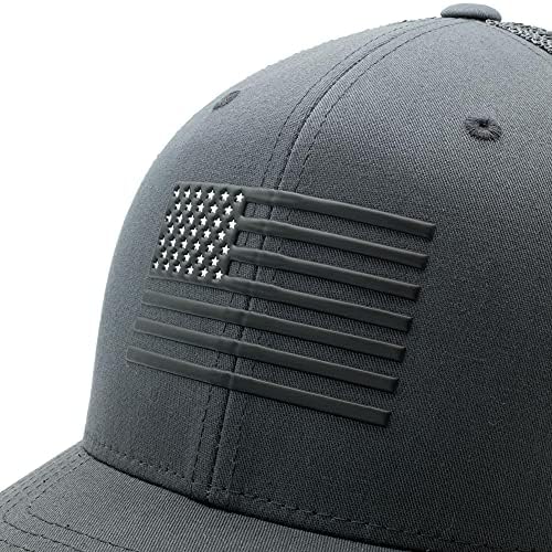 Gurur Amerikan Bayrağı Flexfit şapka Askeri Premium 3D Yama Beyzbol Şapkası İthal Mallar ile ABD'de El Yapımı