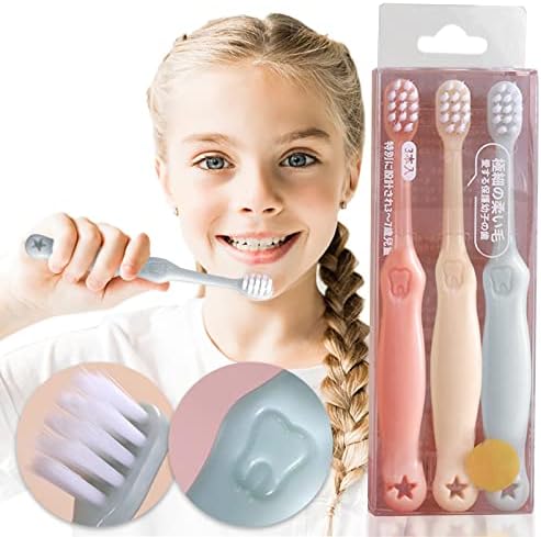 Çocuk Diş Fırçası Ekstra Yumuşak Çocuk Diş Fırçası Hassas Dişler Manuel Koruma Bakımı Hassas Ultra Yumuşak Diş Fırçaları için