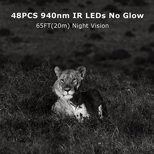 20MP 1520 P/1080 P takip kamerası,EZETAİ Geyik Oyunu Kamera ile Gece Görüş Hareket Aktif Su Geçirmez İzcilik Avcılık Kamera