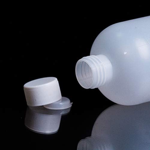 ıplusmile Reaktif Şişesi Plastik Laboratuvar Kimyasal Reaktif Şişesi 250 ml Dar Ağızlı Şişe Sıvı depolama şişesi Laboratuvar