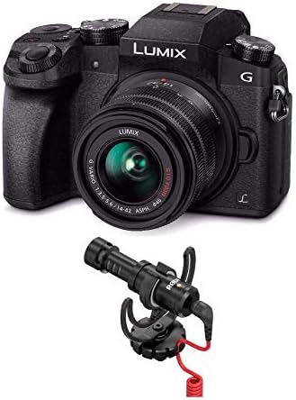 Panasonic LUMİX G7 4K Aynasız Fotoğraf Makinesi Rode VideoMicro Kompakt Fotoğraf Makinesi Mikrofonlu