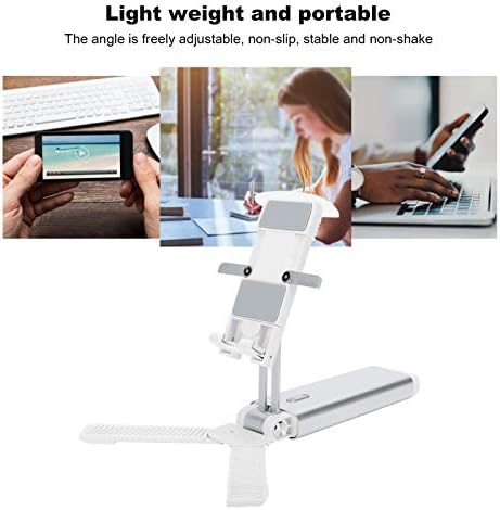 Cep Telefonu Desteği, Masa Tablet PC Braketi Serbestçe Ayarlanabilir Masaüstü Telefon Standı, Canlı Yayın Ofis Çalışması için