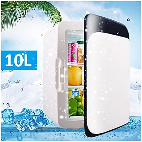 LLLMN 12 V araba Mini buzdolabı kozmetik buzdolabı 10L yatak odası buzdolabı piknik soğutucu taşınabilir içecek dondurucu ısıtma