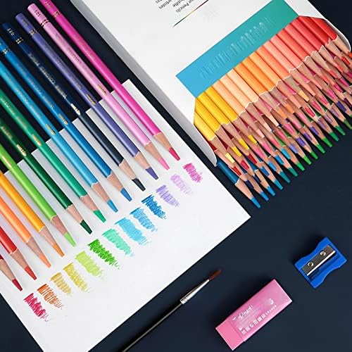 EODNSOFN 120 Renkler Profesyonel Kroki Yağlı renkli kurşun kalem Suluboya Çizim kalem seti Boyama Okul Öğrenci Sanat Malzemeleri