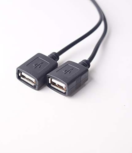 Oto Araç Doğrudan Tel Şarj, 12 V 24 V için 5 V Çift USB Şarj Kablosu, araç Sabit Kablolu Adım Aşağı Dönüştürücü Güç Kaynağı
