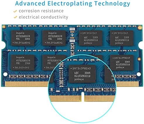 TECMİYO 8 GB Kiti (2X4 GB) 2RX8 PC3-10600 PC3-10600S DDR3 1333 MHz SO-DIMM CL9 204 Pin 1.5 v Olmayan ECC Tamponsuz Dizüstü