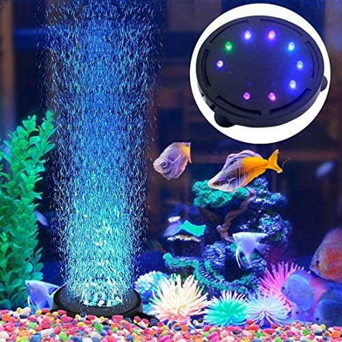Akvaryum kabarcık ışık dalgıç balık tankı hava taş led ışık hava pompası kabarcık taş lamba kaplumbağa tankı dekorasyon için