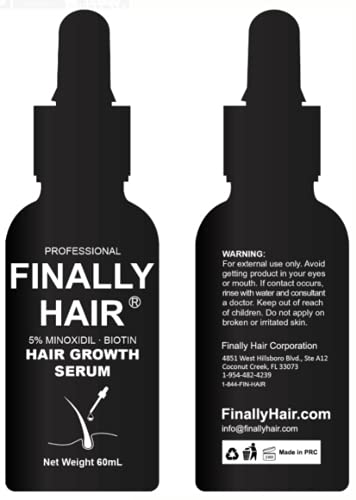 Son olarak, Erkekler için Saç Biyotin + Kollajen + Minoksidil Saç Büyüme Serumu
