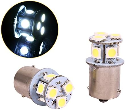 Keenso R5w ampul, 2 Adet 12 v R5w ampul Led ışıkları Ultra-parlak verimli LED yedekleme sinyal flaşör kuyruk ışık ampüller
