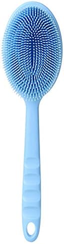 XPSD Vücut Fırçası Uzun Sap Geri Fırça Exfoliator Yumuşak Kıllar Masaj Scrubber Duş Fırçası Banyo Araçları Aksesuarları-Mor