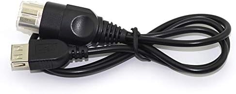 MNTT Kablo Dönüştürme Hattı,Siyah Anti-Parazit Dişi Xbox Adaptör Kablosu USB Ev Ofis Oyunu için