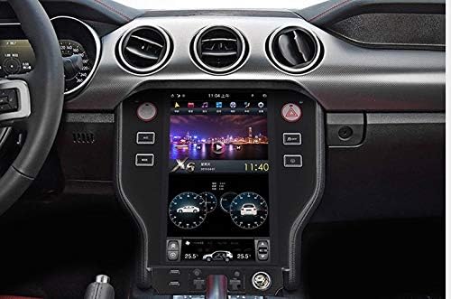 12 Quadcore Araba DVD Oynatıcı Başkanı Ünitesi 1280x800 Tesla Tarzı Dikey Ekran 32 GB ROM Stereo Radyo GPS Navigasyon DVD Ford
