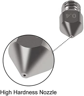 2 Adet MK8 Sertleştirilmiş Çelik Meme 1.75 mm / 0.2, 0.3, 0.5, 0.4, 0.6, 0.8, 1.0 mm, 0.8 mm ve Temizleme Bakır Tel Fırça 3D