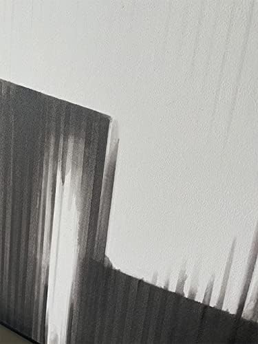 Yapıt 100 % El Boyalı yağlıboya Siyah ve beyaz postmodern soyut dekoratif yağlıboya büyük boy asılı resim sergisi Oturma Odası