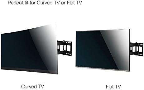FLEXİMOUNTS CR1 Kavisli Panel TV Duvar montaj aparatı için 32 -65 UHD OLED 4 k Samsung LG Vizio vb TV'ler