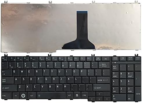 Laptop Yedek Klavye Fit Toshiba Satellite L750 L755 L770 L775 L750D L755D L770D L775D V000210270 V114346CS1 ABD Düzeni (Siyah)