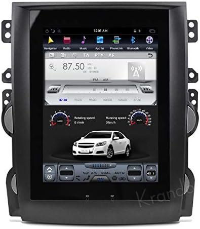 Krandonet Android 6.0 10.4 Dikey Dokunmatik Ekran araba DVD Oynatıcı ıçin Chevrolet Malibu 2013-2015 GPS Eğlence Sistemi KD-CM189