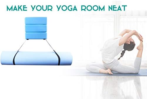Yoga Mat Depolama Raf Duvara Monte Duvar Tutucu,4 Adet 2 Set Çok Amaçlı egzersiz matı duvar Askısı Duvar Kanca Saklamak için