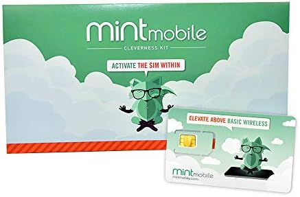 15 $ / Ay Mint Mobil Kablosuz Planı | 4GB 5G • 4G LTE Verisi + 3 Ay boyunca Sınırsız Konuşma ve Metin (3'ü 1 arada GSM SIM