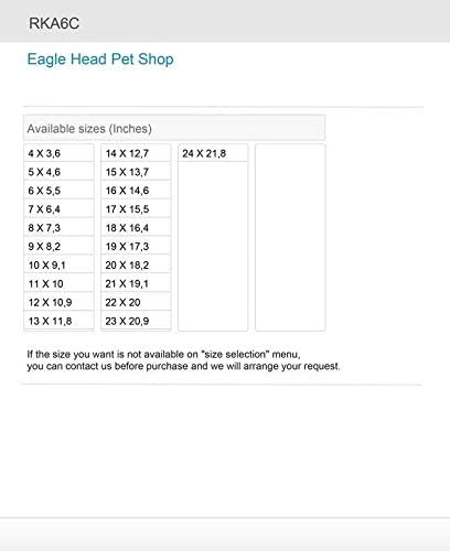 Etiket Çıkartmaları Kartal Kafa Pet Shop 4 X 3,6