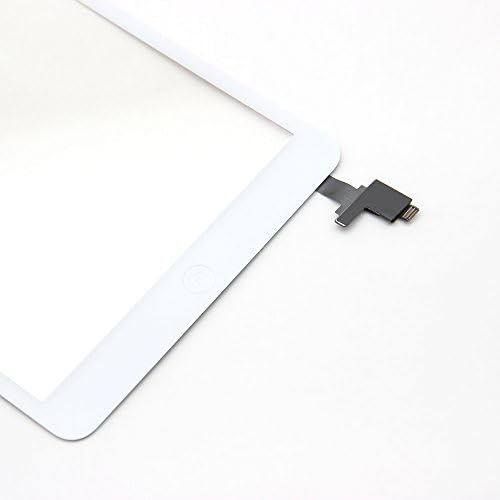 Beyaz iPad Mini 1 veya 2 Dokunmatik Ekran Digitizer Komple Meclisi ile IC Çip ve Ev Düğmesi Değiştirme Aracı kiti ile Cips