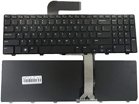 N5110 Klavye ile Uyumlu DELL Inspiron, SUNMALL Yedek Laptop Klavye ile Çerçeve ile Uyumlu DELL Inspiron 15R N5110 M501Z M511R