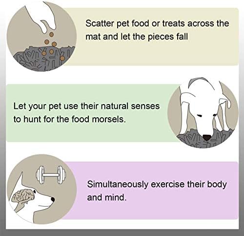 Yastık, Pet Snuffle Mat Köpek Snuffle besleme matı Köpek besleme matı Pet Aktivite Mat Stres Serbest Bırakma için Harika