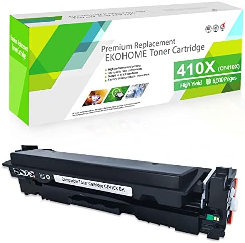 HP Color Laserjet Pro için uyumlu Toner Kartuşu Siyah CF410X Yüksek Hacimli 6500 Sayfa M377 M452 M477 M477FDW M477FDN M477FNW