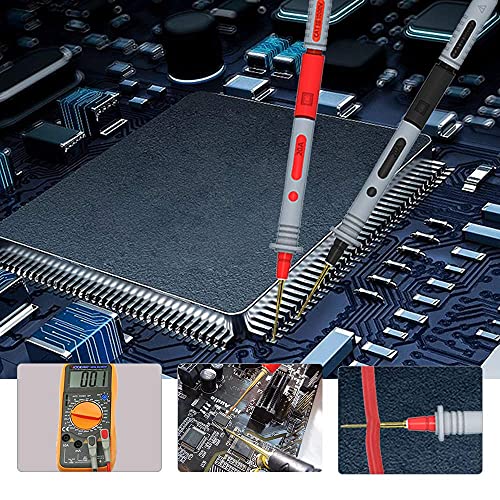 Goupchn Multimetre Otomotiv Test Uçları Kiti ile Tel Piercing Klip Delinme Probları 4mm Muz Fiş Uzatma Testi Kablo Seti
