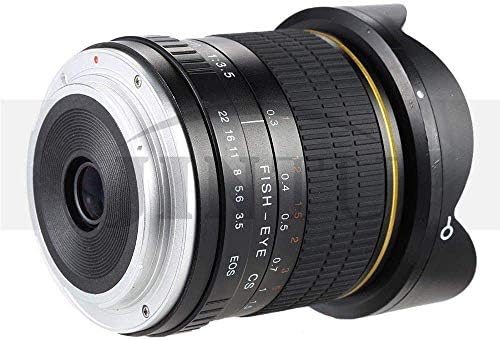 JINTU 8mm F / 3.0 Profesyonel Geniş Açı Balıkgözü nikon için lens D3500 D3400 D3200 D3100 D5600 D5500 D5400 D5300 D5200 D5100