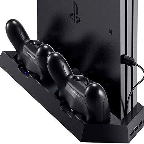 RONSHIN Yeni PS4 Pro Slim Standı Dikey Soğutma Denetleyicisi Şarj Şarj İstasyonu Dock